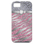 Zebra iPhone Case Mate Tough Jewellery Glitter PS iPhone 5 Cases