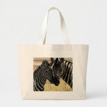 ZEBRA LOVE CANVAS BAGS