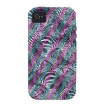 Zebra mosh vibe iPhone 4 case