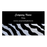 Zebra Print Business Card