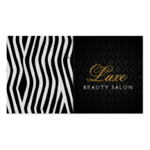 Zebra Print Business Card