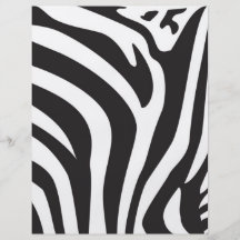 Zebra Print Full Color Flyer