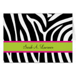 Zebra Print Greeting Card