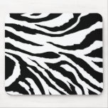 Zebra Print Mouse Pad