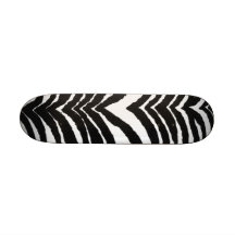 Zebra Print Skate Decks