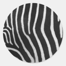 Zebra Stripe Pattern Sticker