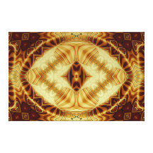 "ZebraChoc" Mandala Stretched Canvas Prints