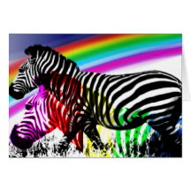 Zebras ' dream comes true card