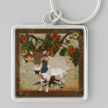 Zebu Rose Tree  Keychain keychains