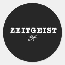 Zeitgeist Round Stickers