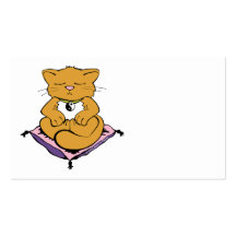 Zen Cat Business Card Templates