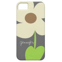 Zen Daisy Personalised iPhone 5 Case-Mate Case