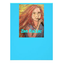 Zen Rocker Girl invitations