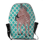 Zenya Blue Messenger Bag