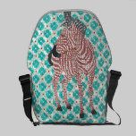 Zenya Blue Messenger Bag messenger bags
