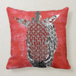 Zenya Retro Red Mojo Pillow
