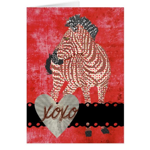 Zenya XOXO Retro  Valentine Cards