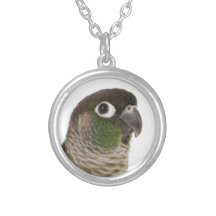 Zeph (green cheek conure) - Necklace