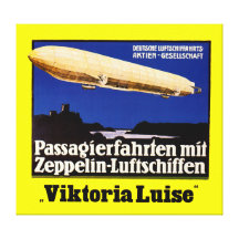 Zeppelin Viktoria Luise Gallery Wrapped Canvas