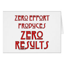 Zero Effort... Card