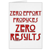 Zero Effort... Greeting Cards
