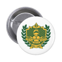 Zeta Zeta Zeta Fraternity Crest - Colour Pins