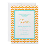 Zig Zag Birthday Party Invitation invitations