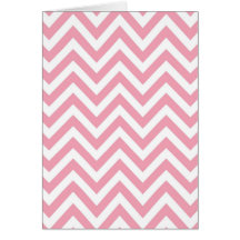 ZigZag Chevron pattern Hipster or Mod Styled Greeting Card