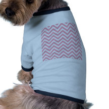 ZigZag Chevron pattern Hipster or Mod Styled Dog T Shirt