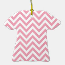 ZigZag Chevron pattern Hipster or Mod Styled Christmas Ornaments