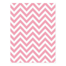 ZigZag Chevron pattern Hipster or Mod Styled Post Card