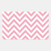 ZigZag Chevron pattern Hipster or Mod Styled Rectangle Sticker