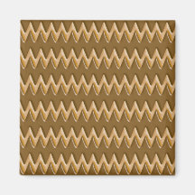 Zigzags - Chocolate Peanut Butter Fridge Magnet