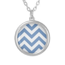 Zigzags in Light Blue Custom Jewelry