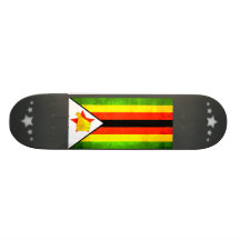 Zimbambe Flag Skateboard Deck