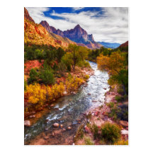Zion Autumn Splendour Postcard