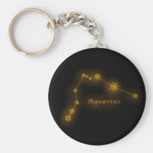 Zodiac - Aquarius Key Chain