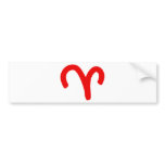 zodiac-aries bumper stickers