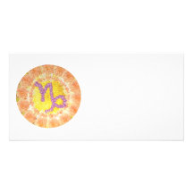 Zodiac CAPRICORN:  GOODLUCK Designs Customized Photo Card