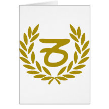 zodiac-capricorn-laurel greeting cards