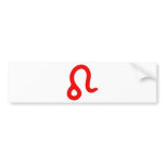 zodiac-leo bumper stickers
