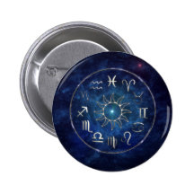 Zodiac Pinback Button