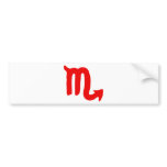 zodiac-scorpio bumper stickers