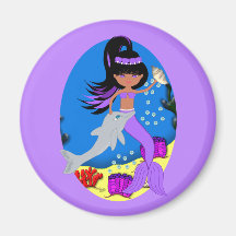 Zola Purple Mermaid Magnet