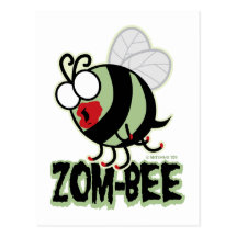 Zom-Bee Postcards