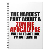Zombie Apocalypse Spiral Note Book