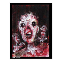 Zombie Art by Jack Larson Post Card