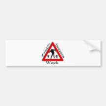 Zombie Awareness Bumper Sticker