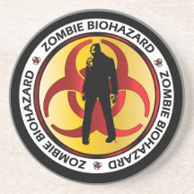 Zombie Biohazard Waste Coasters