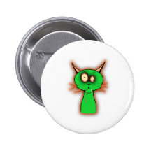 Zombie Cats! Pinback Buttons